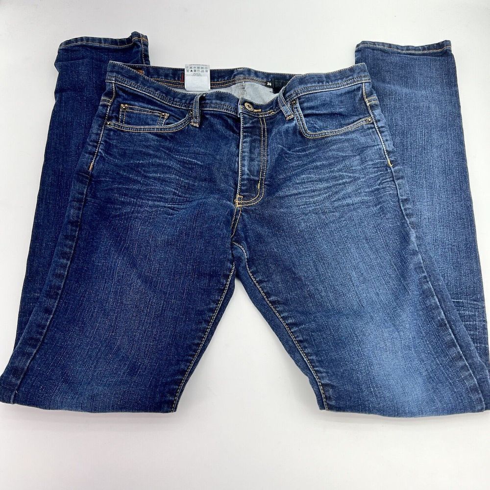 Love Moschino Blue Whiskered Skinny Jeans Size 34x34